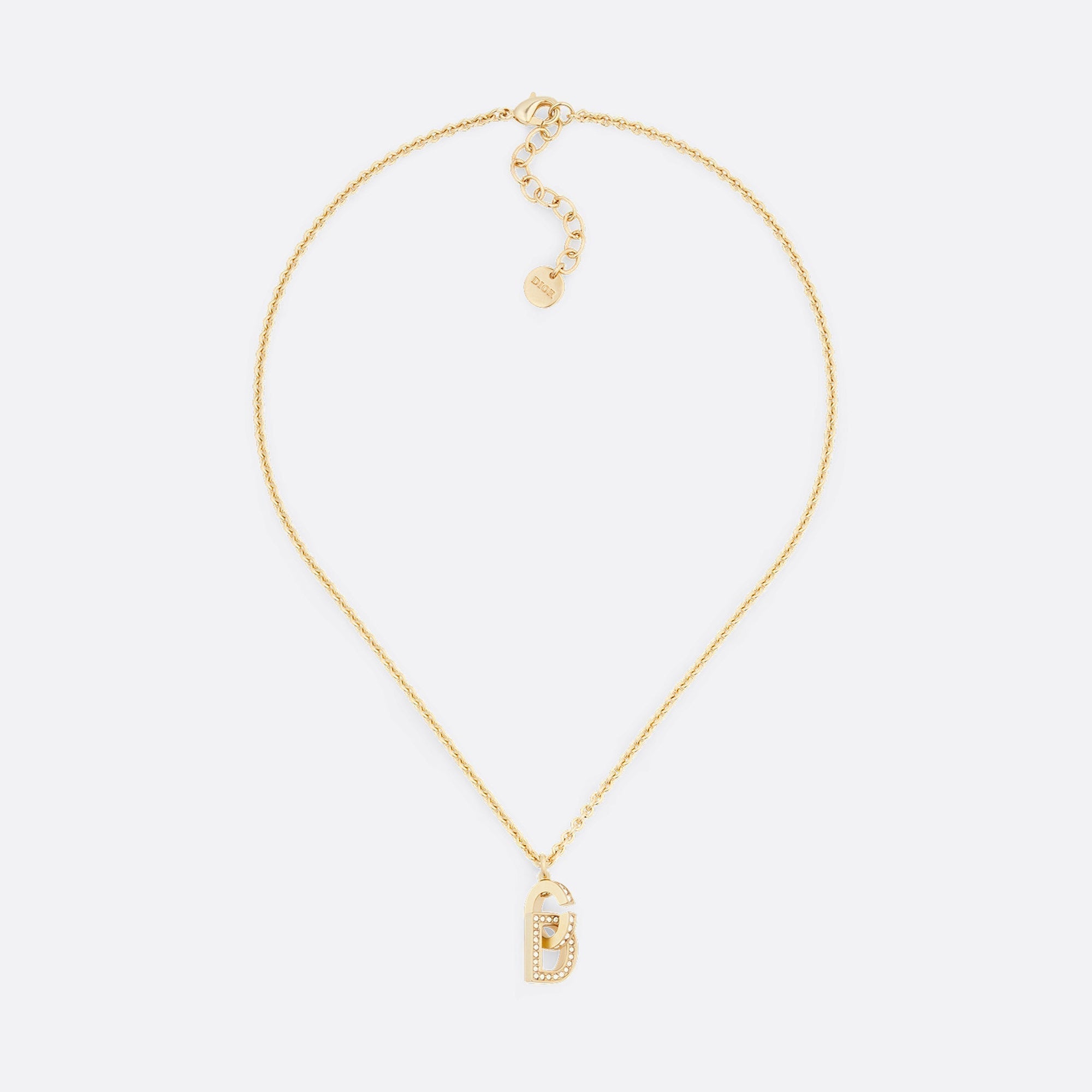 18K Dior Lock Necklace