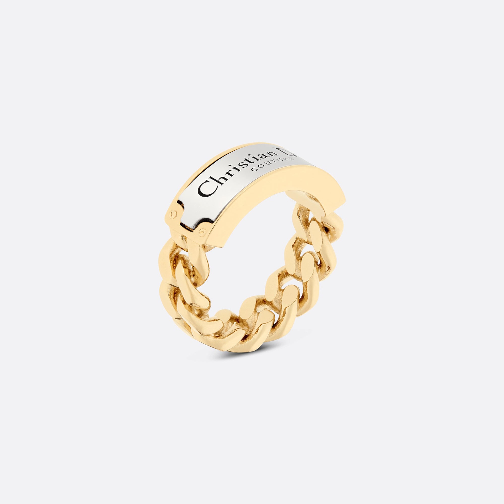 18K Dior Couture Chain Link Ring