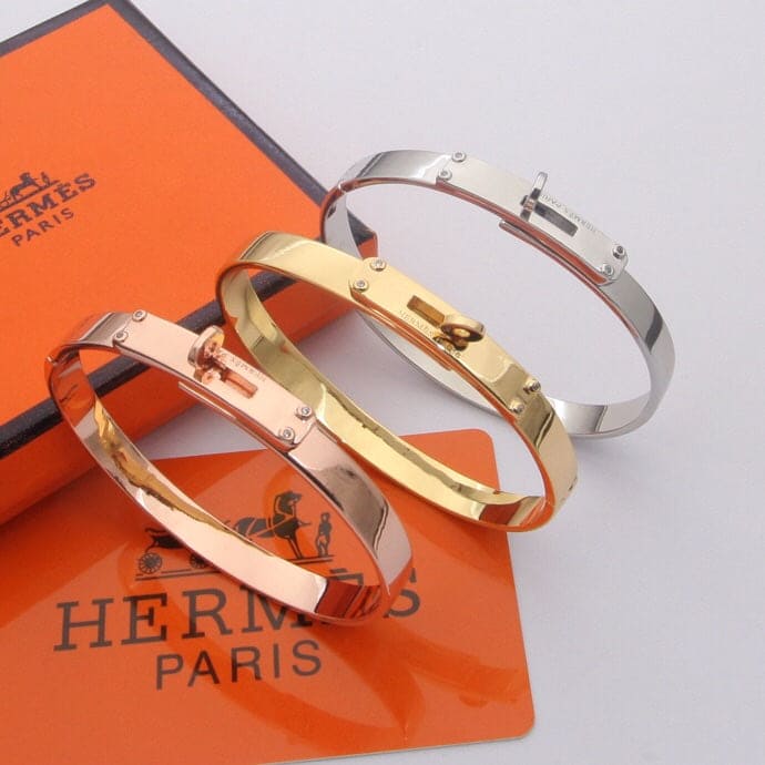 18K Rose Gold Kelly Hermes Bracelet