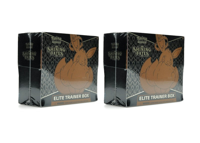 Pokémon TCG Sword & Shield Shining Fates Elite Trainer Box 2X Lot