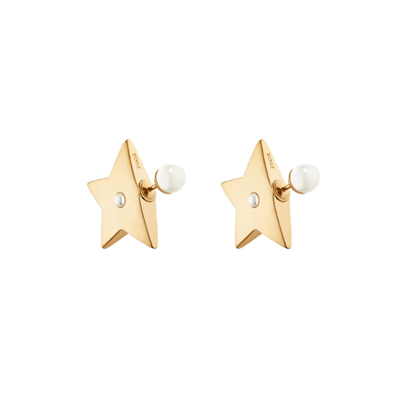 18K Dior Tribales Star Earrings