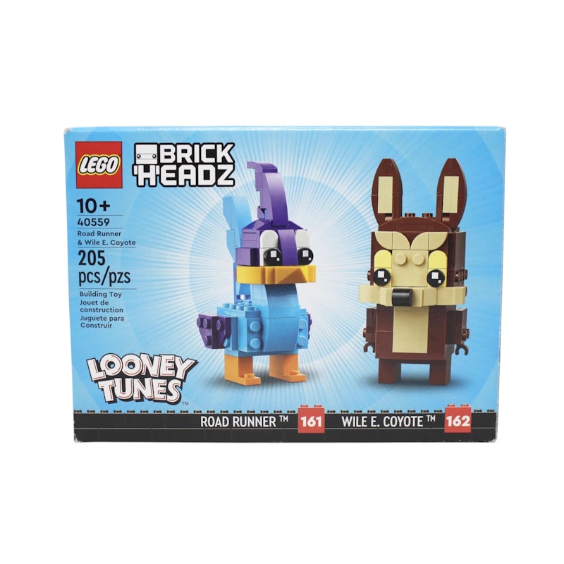 LEGO Brick Headz Looney Tunes Road Runner & Wile E. Coyote Set 40559