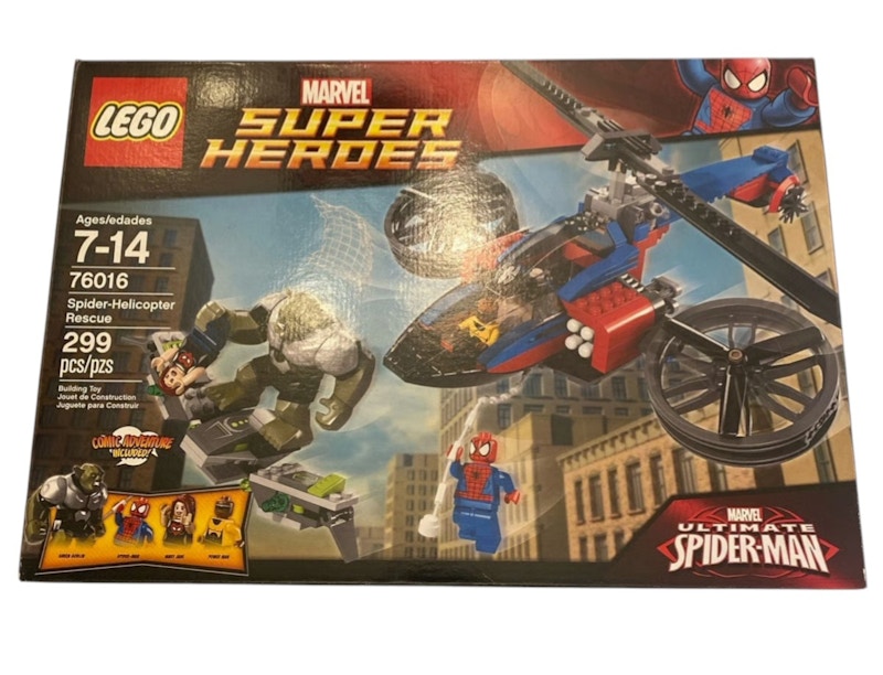 LEGO Marvel Super Heroes Spider-Helicopter Rescue Set 76016