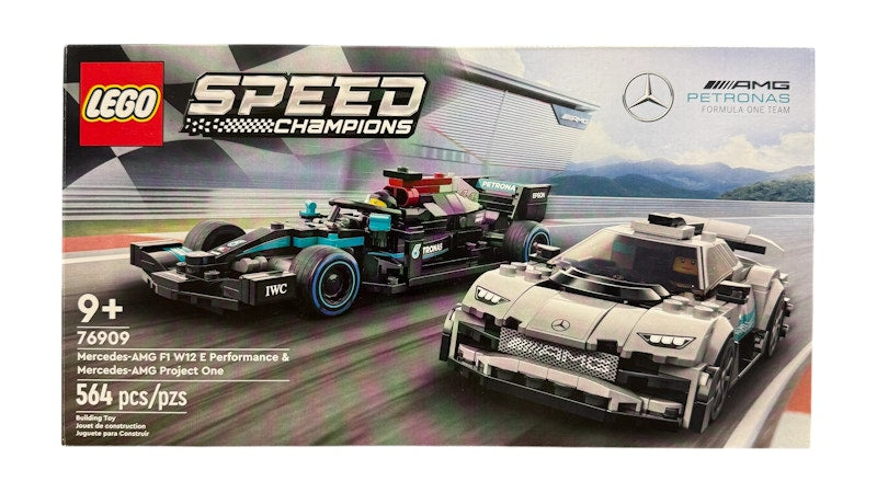 LEGO Speed Champions Mercedes-AMG F1 W12 E Performance & Mercedes-AMG Project One Set 76909