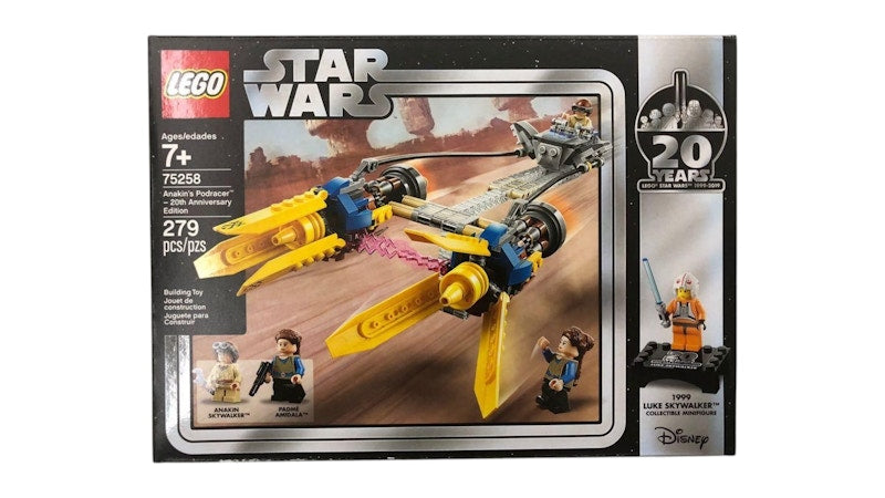 LEGO Star Wars The Phantom Menace Anakin’s Podracer 20th Anniversary Edition Set 75258