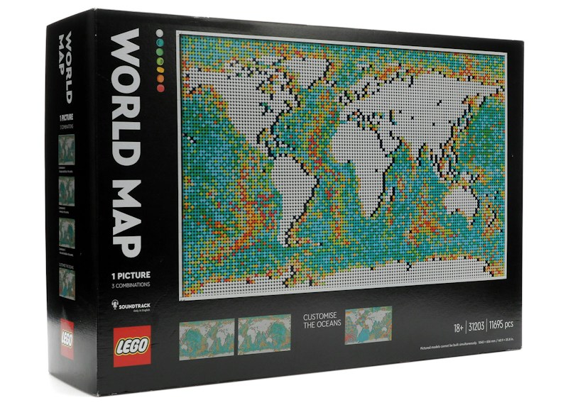 LEGO World Map Set 31203