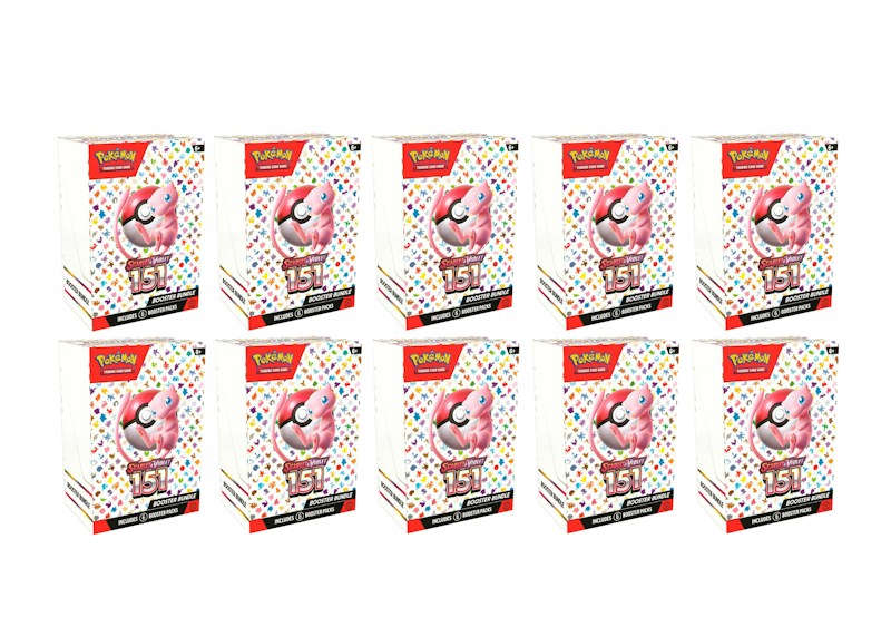 Pokémon TCG Scarlet & Violet 151 6pk Booster Bundle 10x Lot