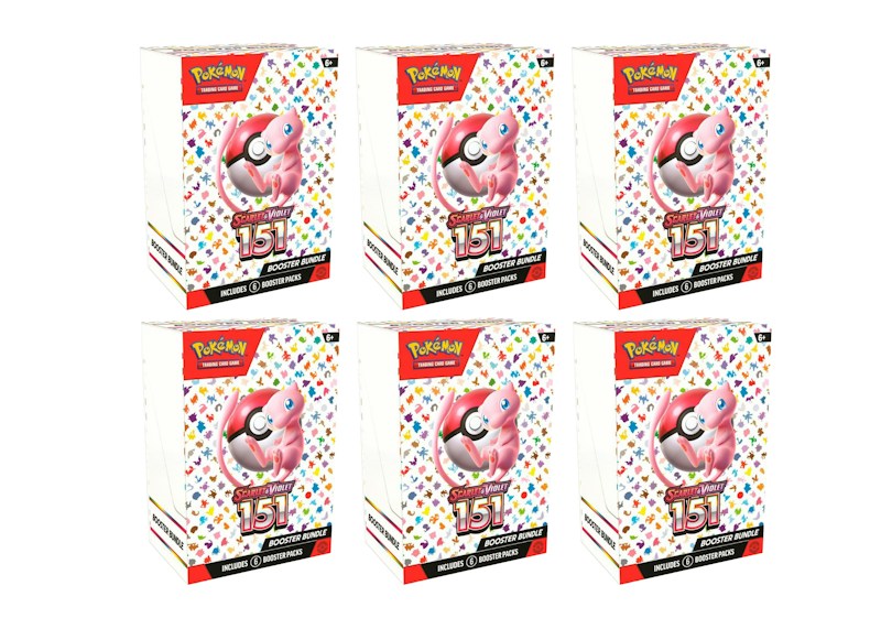 Pokémon TCG Scarlet & Violet 151 6pk Booster Bundle 6x Lot