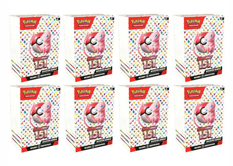 Pokémon TCG Scarlet & Violet 151 6pk Booster Bundle 8x Lot