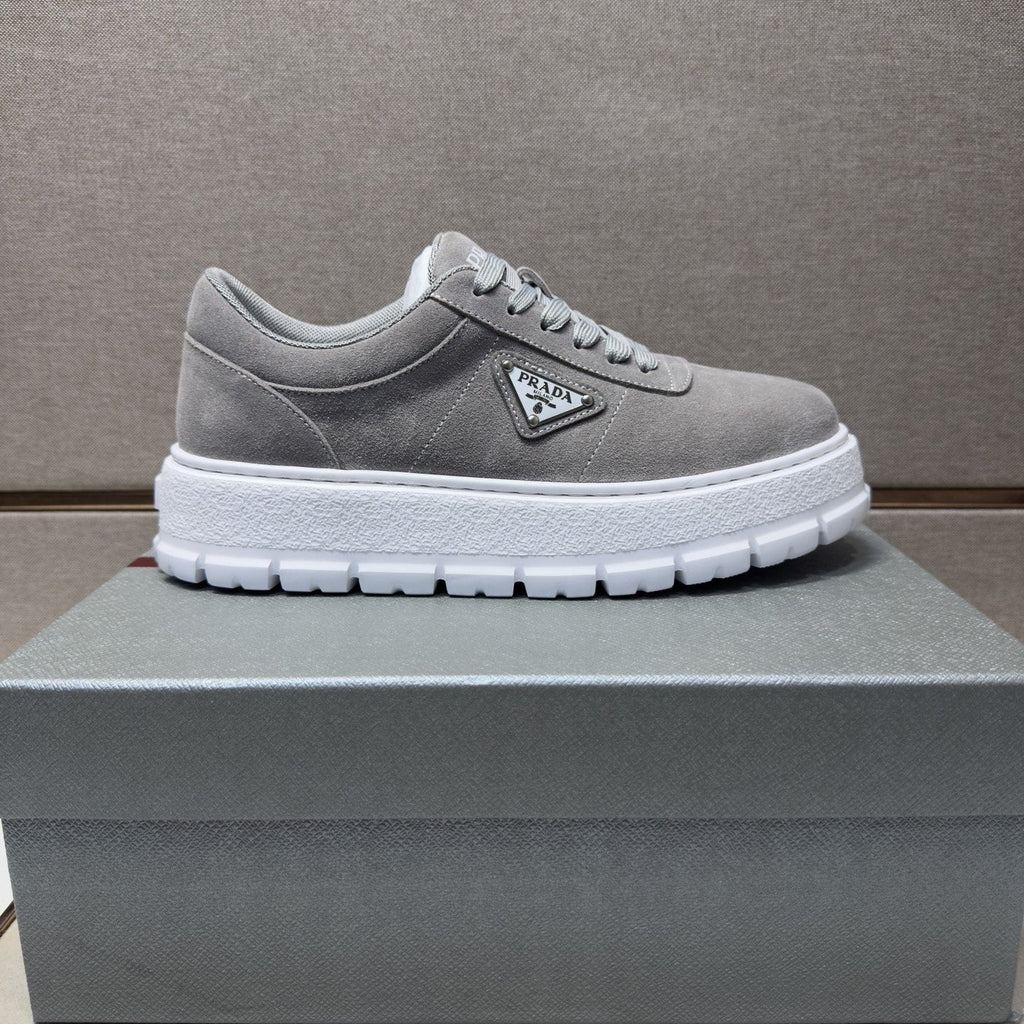 Prada Men's Paneled Chunky-Sole Sneakers — side