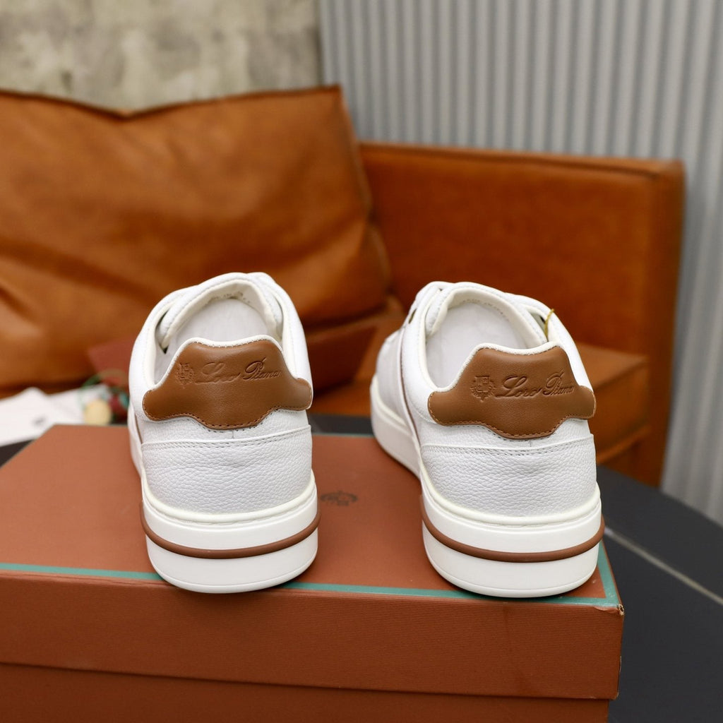 Loro Piana Week End Walk Lace-Up Sneakers — back