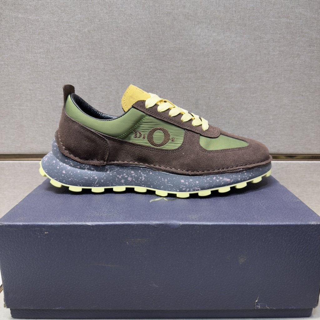 Dior Men's Paneled Lace-Up Sneakers — side
