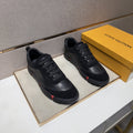 Louis Vuitton Men's Paneled Low-Top Sneakers — front