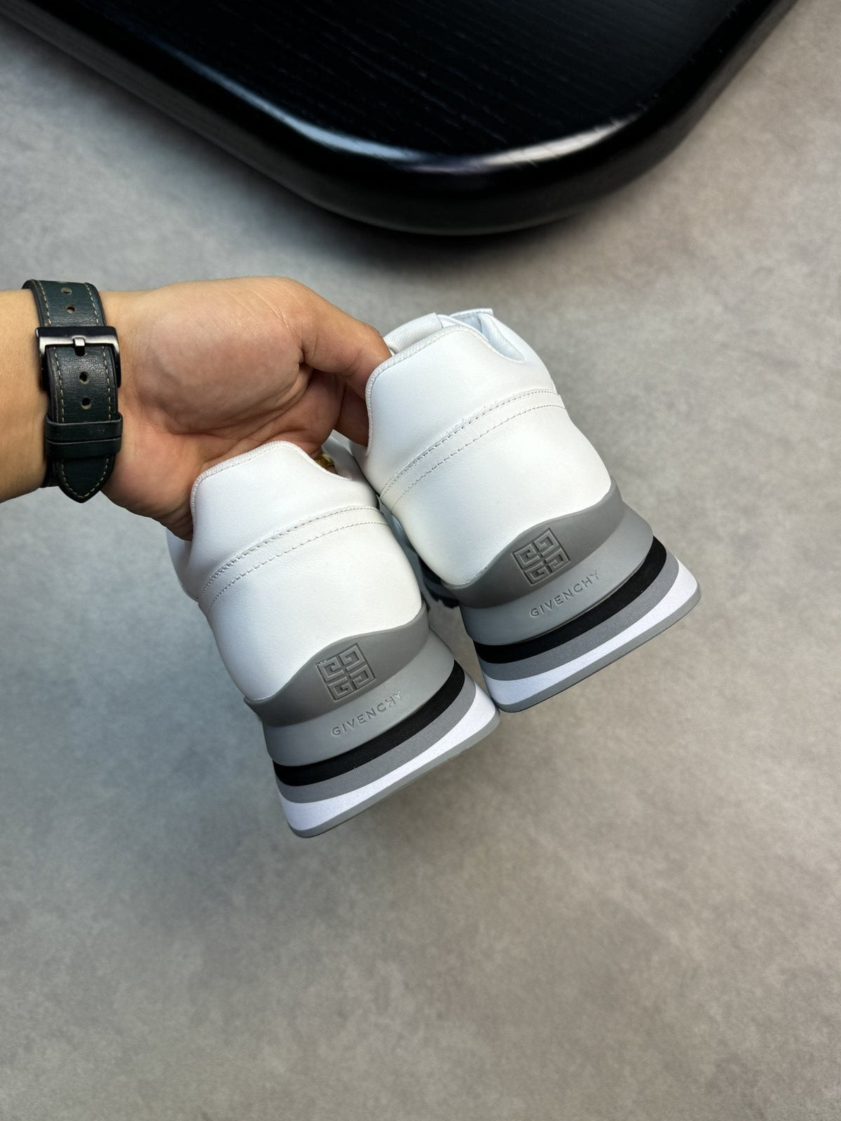 Givenchy Paneled Low-Top Sneakers — back